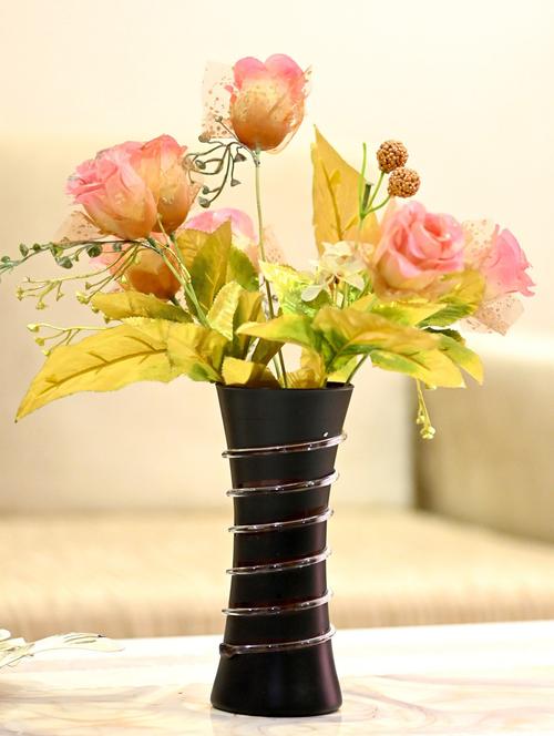 somil hand decorative table top, room corner, showcase glass flower pot vase colorful, gift-able -jk5 - 18364797 - Very Small Image - 1