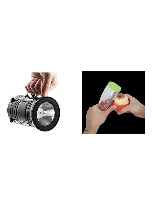 zuzu rechargeable solar and charging led lantern home emergency light & multi peeler for kitchen - 18364954 - Very Small Image - 1