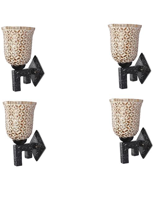 somil marvel design stylish wood wall lamp/ light of colorful glass shade (set of four)-xa1 - 18365142 - Very Small Image - 1
