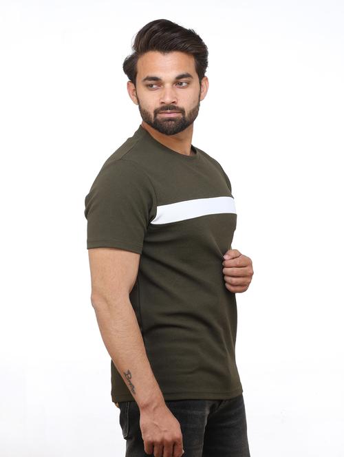 green cut and sew t-shirt - 18365947 - Very Small Image - 1