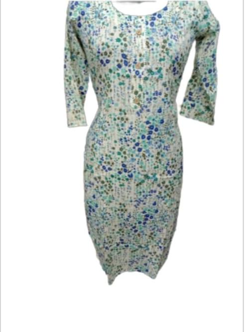 cotton women casual kurta - 18365960 - Very Small Image - 1