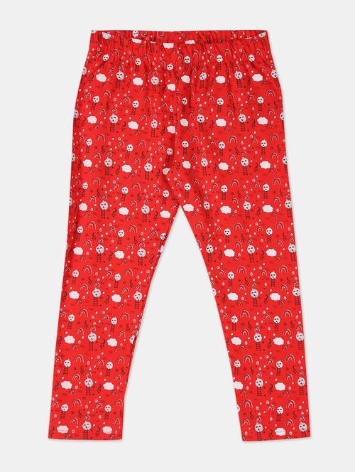 red printed legging - 18366581 - Very Small Image - 1