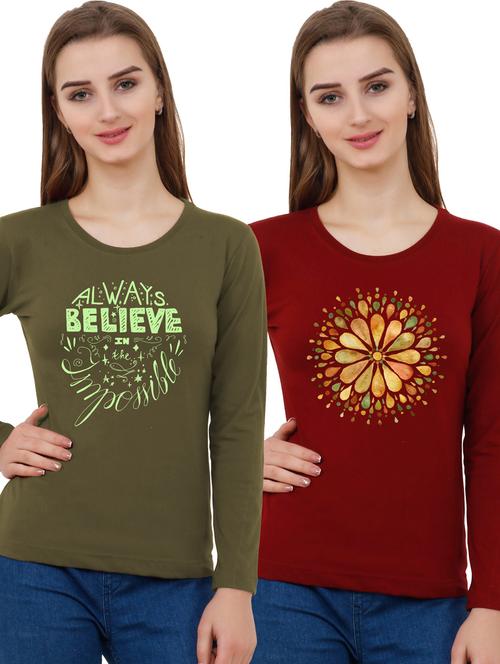 pack of 2 printed combo tee - 18366812 - Very Small Image - 1