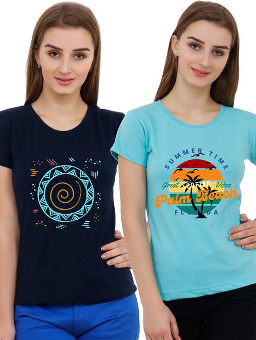 pack of 2 printed combo tee - 18366834 - Very Small Image - 1