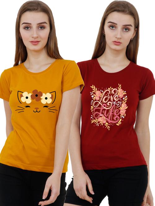 pack of 2 printed combo tee - 18366837 - Very Small Image - 1