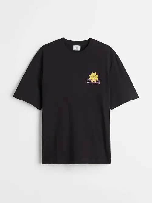 exclusive casual men's tshirt black colour - 18367153 - Very Small Image - 1