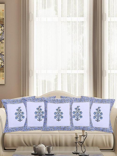 texstylers pure cotton block printed jaipuri cushion cover - 18367298 - Very Small Image - 1