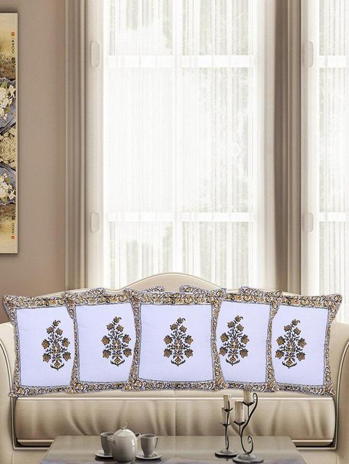 texstylers pure cotton block printed jaipuri cushion cover - 18367299 - Very Small Image - 1