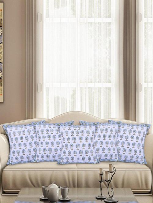 texstylers pure cotton block printed jaipuri cushion cover - 18367304 - Very Small Image - 1