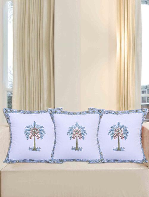 texstylers pure cotton block printed jaipuri cushion cover - 18367314 - Very Small Image - 1