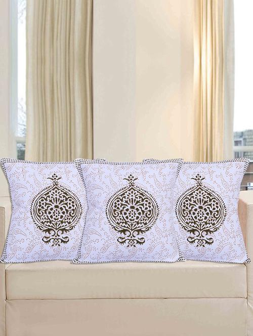 texstylers pure cotton block printed jaipuri cushion cover - 18367317 - Very Small Image - 1