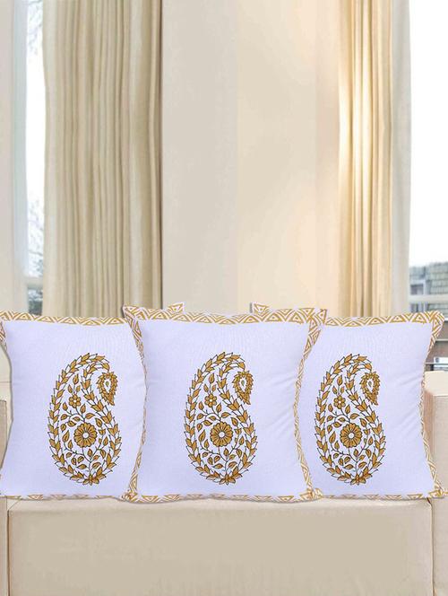 texstylers pure cotton block printed jaipuri cushion cover - 18367321 - Very Small Image - 1