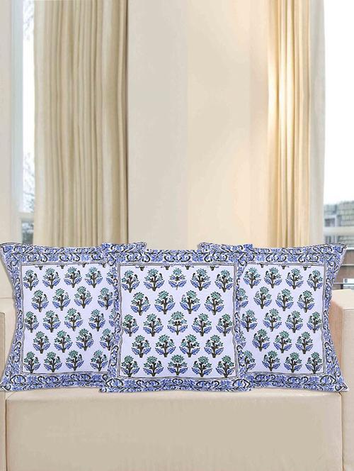 texstylers pure cotton block printed jaipuri cushion cover - 18367328 - Very Small Image - 1