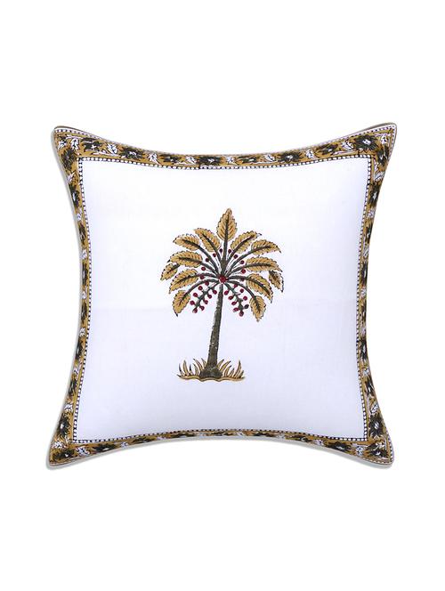 texstylehome 100% cotton block printed jaipuri cushion cover - 18367409 - Very Small Image - 1