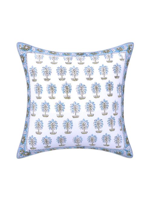 texstylehome 100% cotton block printed jaipuri cushion cover - 18367418 - Very Small Image - 1