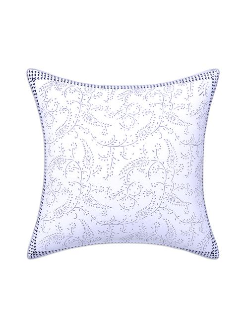 texstylehome 100% cotton block printed jaipuri cushion cover - 18367420 - Very Small Image - 1