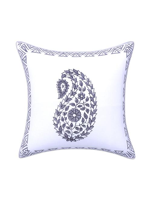 texstylehome 100% cotton block printed jaipuri cushion cover - 18367434 - Very Small Image - 1
