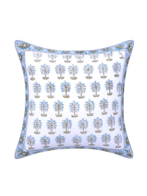 texstylehome 100% cotton block printed jaipuri cushion cover - 18367438 - Very Small Image - 1