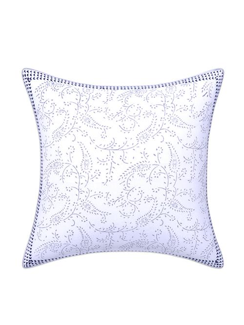 texstylehome 100% cotton block printed jaipuri cushion cover - 18367440 - Very Small Image - 1
