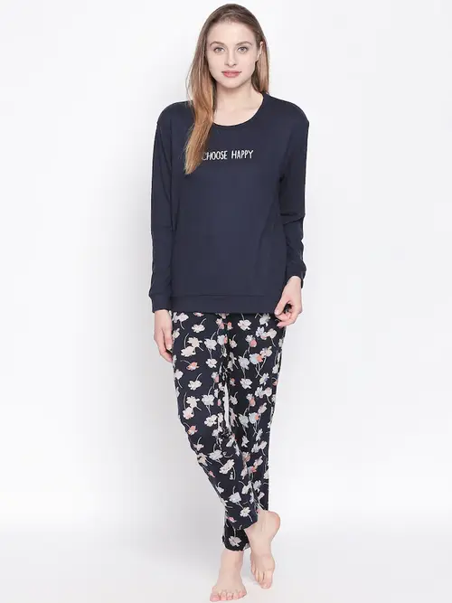 ladies cotton night wear multi color - 18367498 - Very Small Image - 1