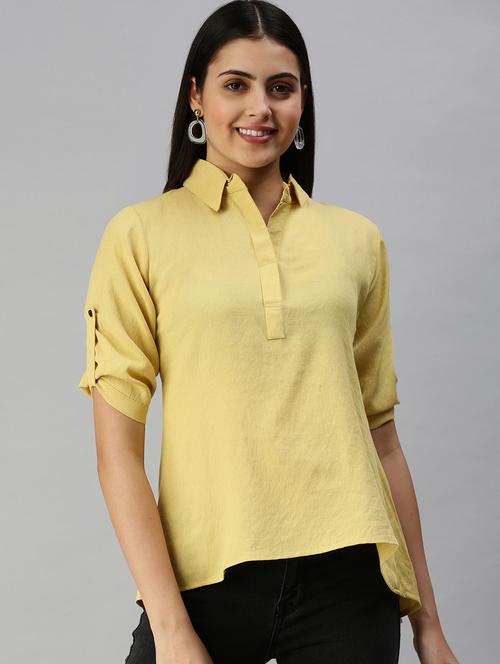long sleeved solid regular shirt - 18367697 - Very Small Image - 1