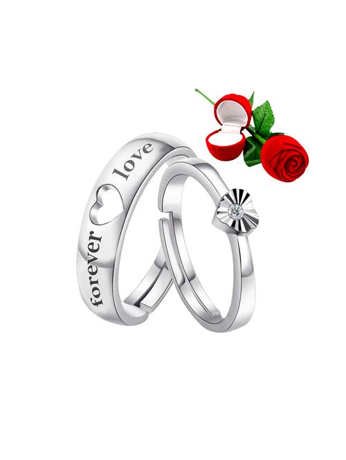 silver plated finger ring - 18369668 - Very Small Image - 1