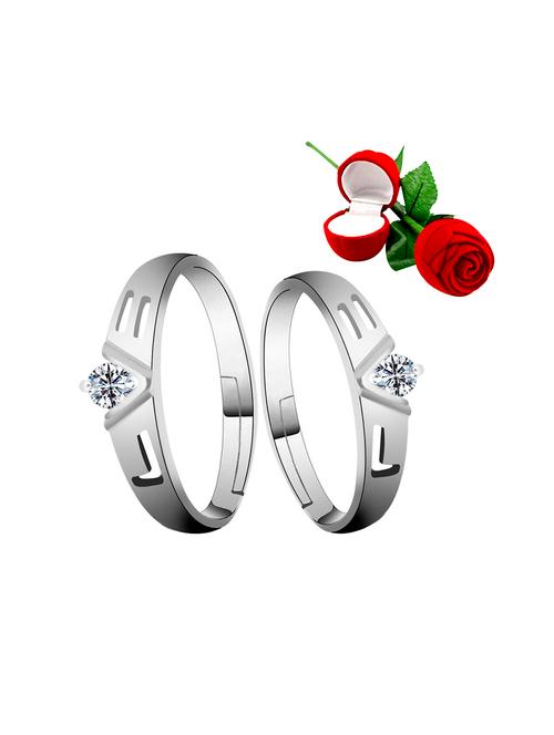 silver plated finger ring - 18369693 - Very Small Image - 1