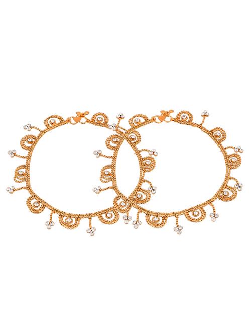 traditional ethnic samira tasseled anklet - 18369757 - Very Small Image - 1