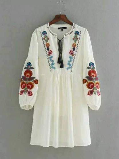 ladies net printed short kurti cream - 18371886 - Very Small Image - 1