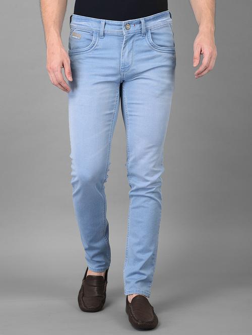 light blue light washed denim jean - 18372987 - Very Small Image - 1