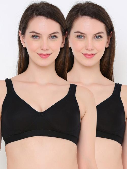 pack of 2 solid sports bra - 18373663 - Very Small Image - 1