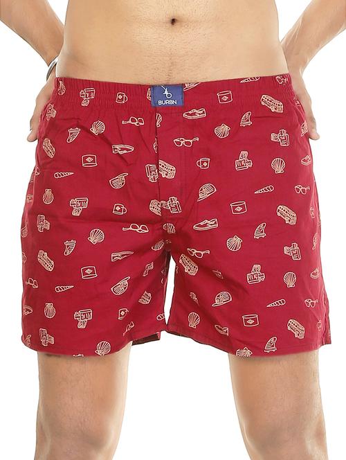 red printed boxer - 18375518 - Very Small Image - 1