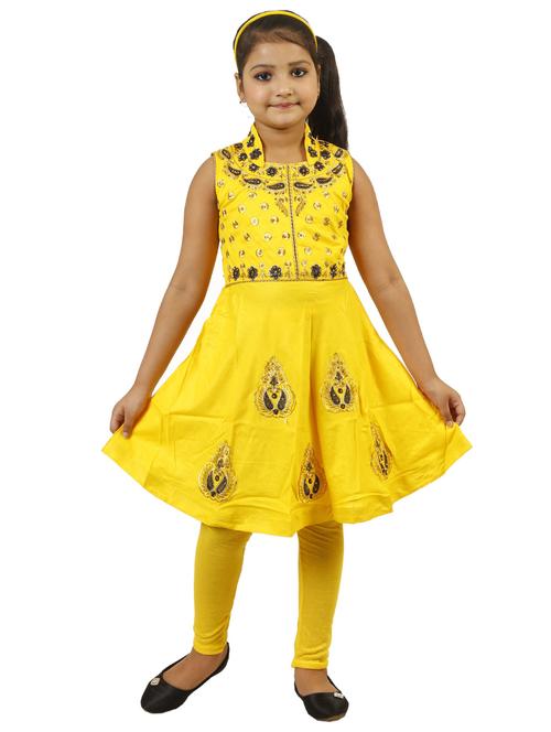 yellow embellished suit set - 18375655 - Very Small Image - 1