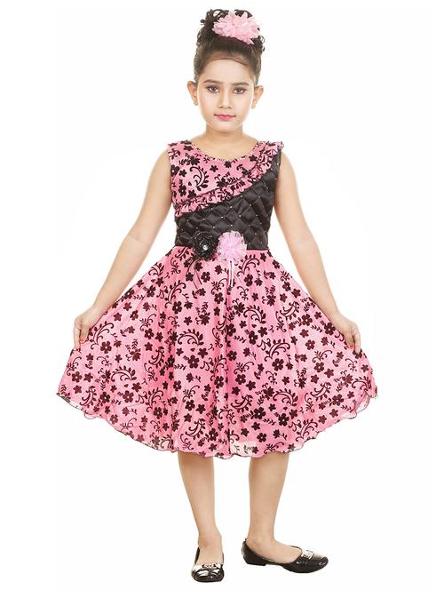 pink floral frock - 18375723 - Very Small Image - 1
