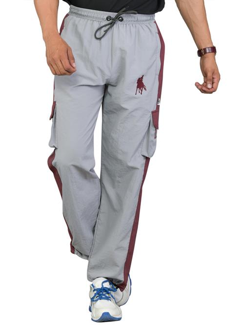 grey side striped track pant - 18375904 - Very Small Image - 1