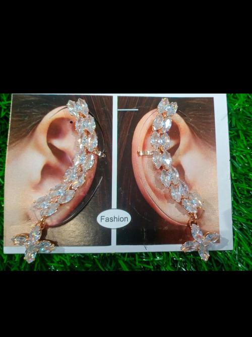 exclusive fancy party wear earrings - 18375963 - Very Small Image - 1
