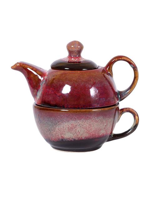 unravel india ceramic studio single tea pot set - 18376782 - Very Small Image - 1