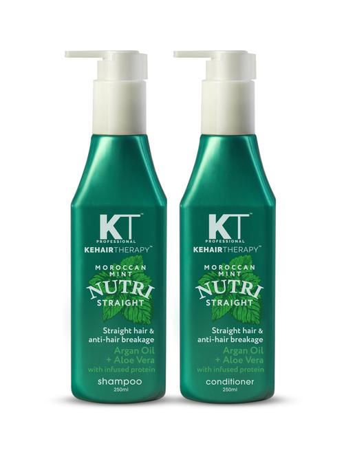 kehairtherapy professional nutri straight shampoo & conditioner 250ml each (pack of 2 ) - 18376847 - Very Small Image - 1