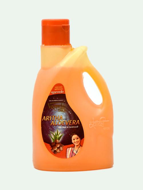 herbal shampoo aritha with aloevera - 18376928 - Very Small Image - 1