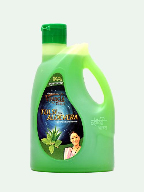 herbal shampoo tulsi with aloevera - 18376934 - Very Small Image - 1