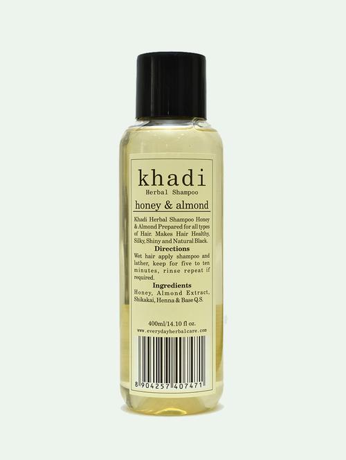 khadi herbal shampoo honey & almond - 18377045 - Very Small Image - 1