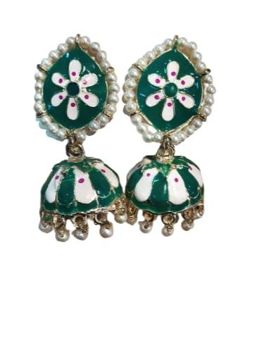 party wear earring - 18377094 - Very Small Image - 1