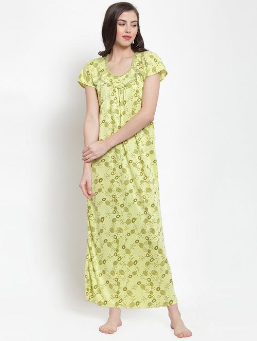 short sleeved printed nighty - 18377829 - Very Small Image - 1