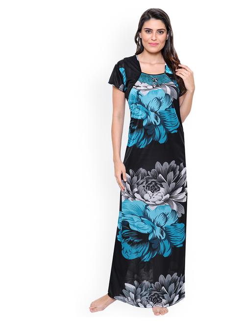 short sleeved printed nighty - 18377837 - Very Small Image - 1