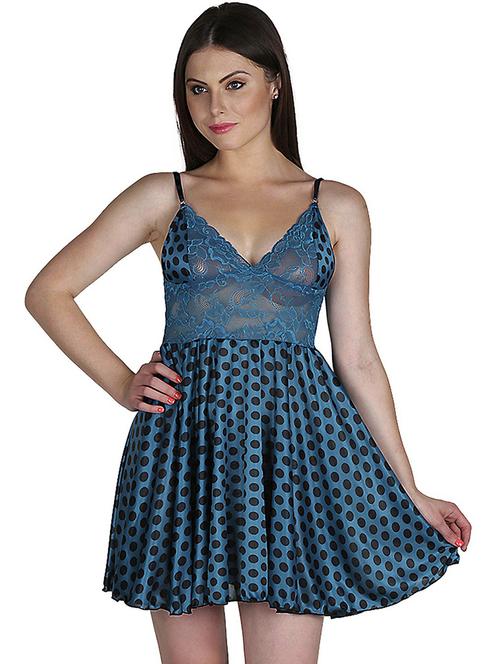 strap shoulder printed babydoll - 18377950 - Very Small Image - 1