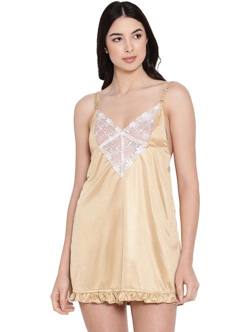 strap shoulder solid babydoll - 18377954 - Very Small Image - 1