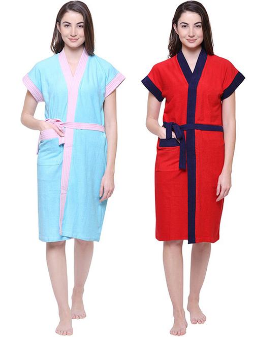 set of 2 bathrobe - 18378010 - Very Small Image - 1
