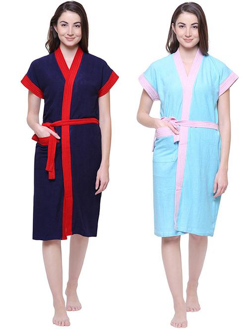 set of 2 bathrobe - 18378020 - Very Small Image - 1