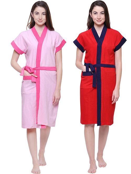 set of 2 bathrobe - 18378022 - Very Small Image - 1