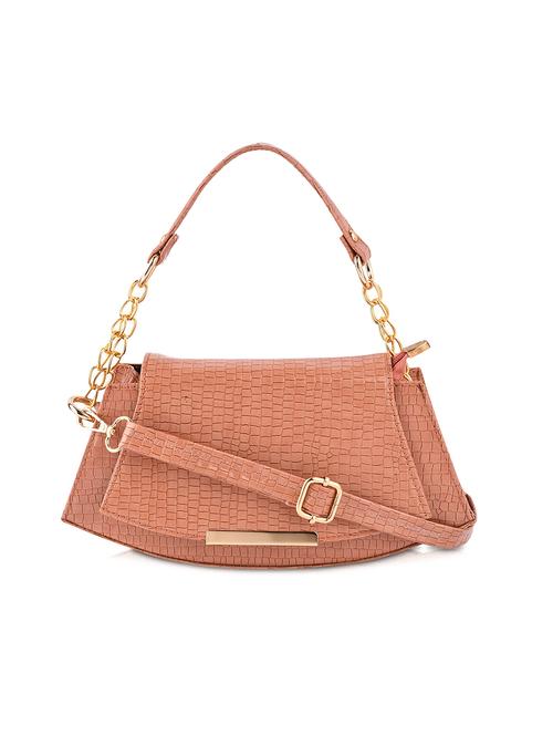 orange textured regular sling bag - 18378739 - Very Small Image - 1